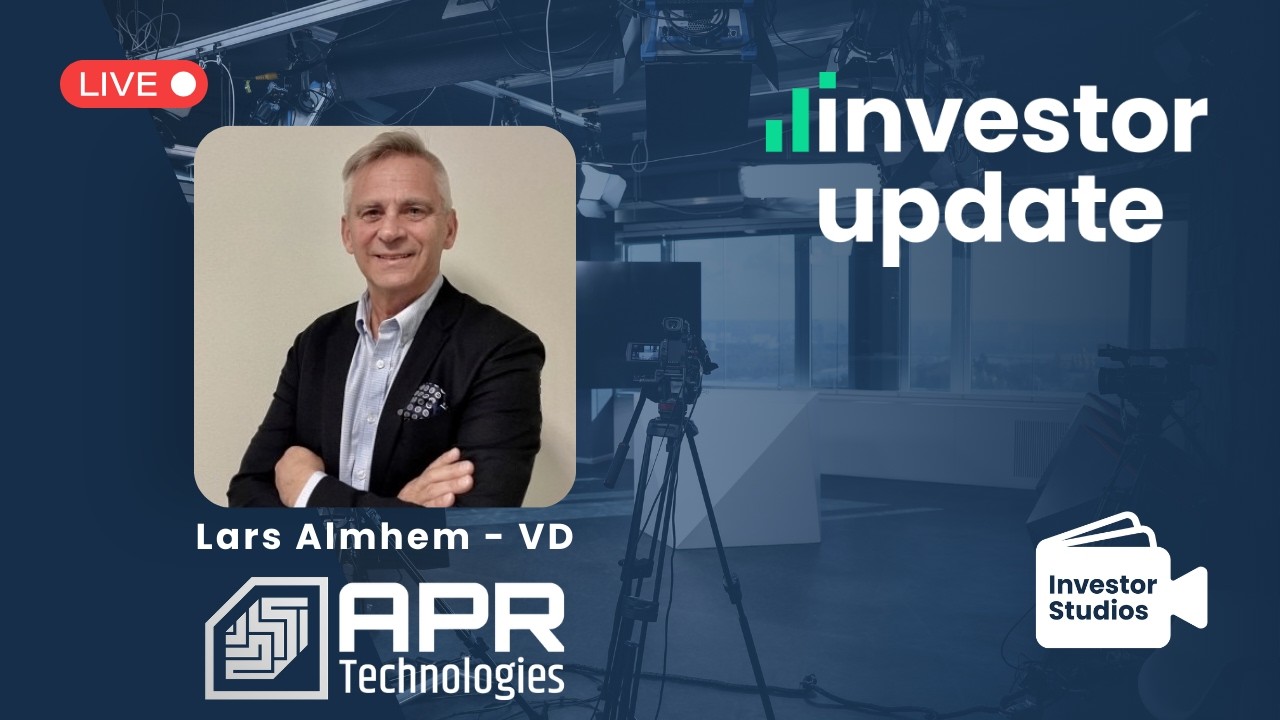 APR Technologies - VD Lars Almhem om bolagets position inom datacenter, telecom, försvar och rymden