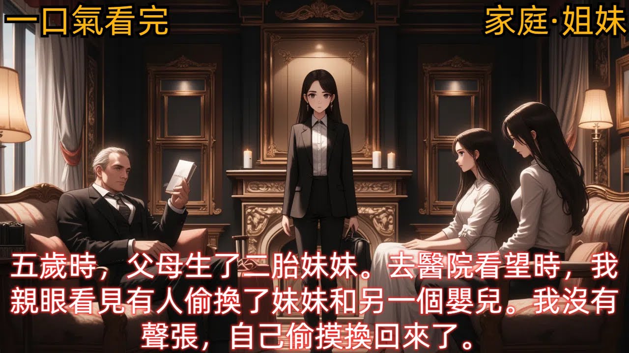 【家庭·姐妹】五歲時，父母生了二胎妹妹。去醫院看望時，我親眼看見有人偷換了妹妹和另一個嬰兒。我沒有聲張，自己偷摸換回來了。