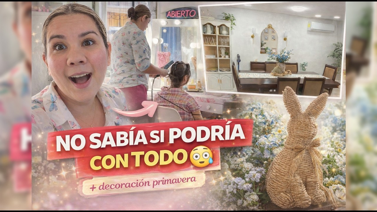 Deco de Mi Comedor Primavera 👉 NO SABÍA SI PODRÍA CON TODO 😰 salón + hogar SHEIN KIDS Y1jamareli201