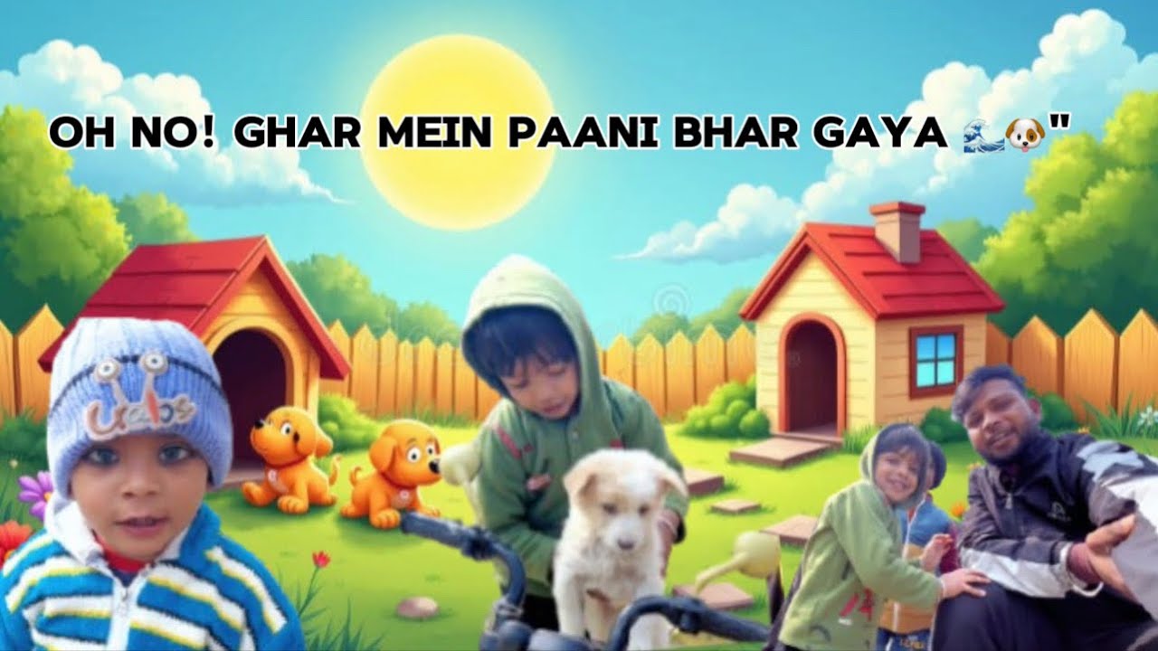  Baarish ne kiya bura haal! Dekhiye pareshan Doggy ka reaction 🐕😭 !! #viralvideo #comedy #vlog 