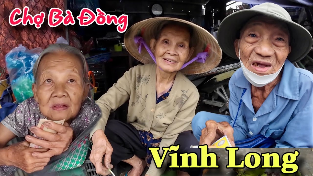 Chợ Bà Đồng Bình Tân Vĩnh Long Người Lớn Tuổi Khó Khăn Nhận Quà Xuân 2025 Từ Mỹ | Khương Nhựt Minh