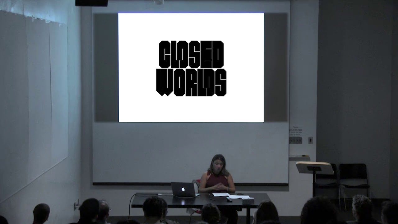 09.20.18 Visiting Lecture | Lydia Kallipoliti: Architecture of Closed Worlds