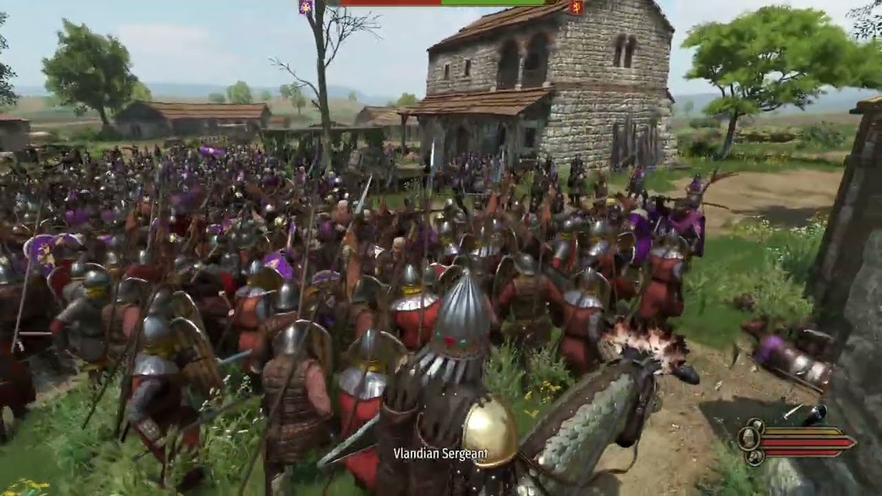 Bannerlord Village battle vlandia vs Empire￼