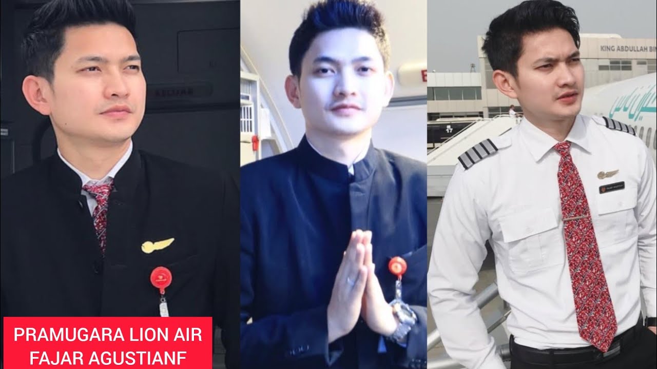 PRAMUGARA GANTENG LION AIR FAJAR AGUSTIANF BANYAK YANG MENGAJAKNYA FOTO SELFIE