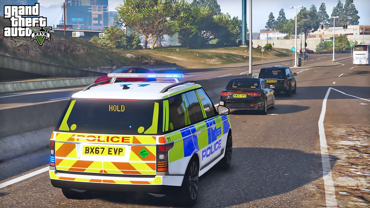 UK Prime Minister Keir Starmer Police Escort | UK GTA 5 LSPDFR Mod
