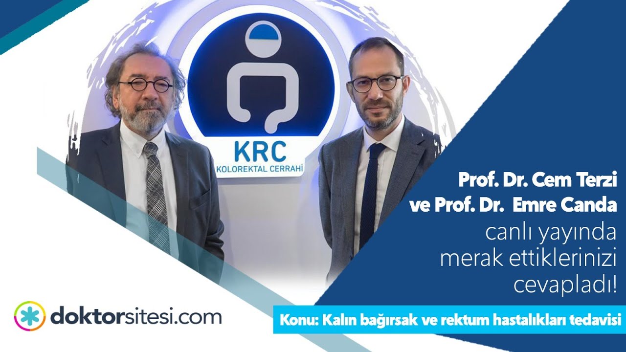 Prof. Dr. Cem Terzi ve Prof. Dr. Emre Canda ile canlı yayındaydık.