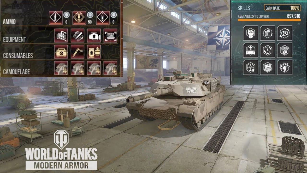 M1A2 Abrams. 17.9K Damage, 10 kills. World of Tanks Console