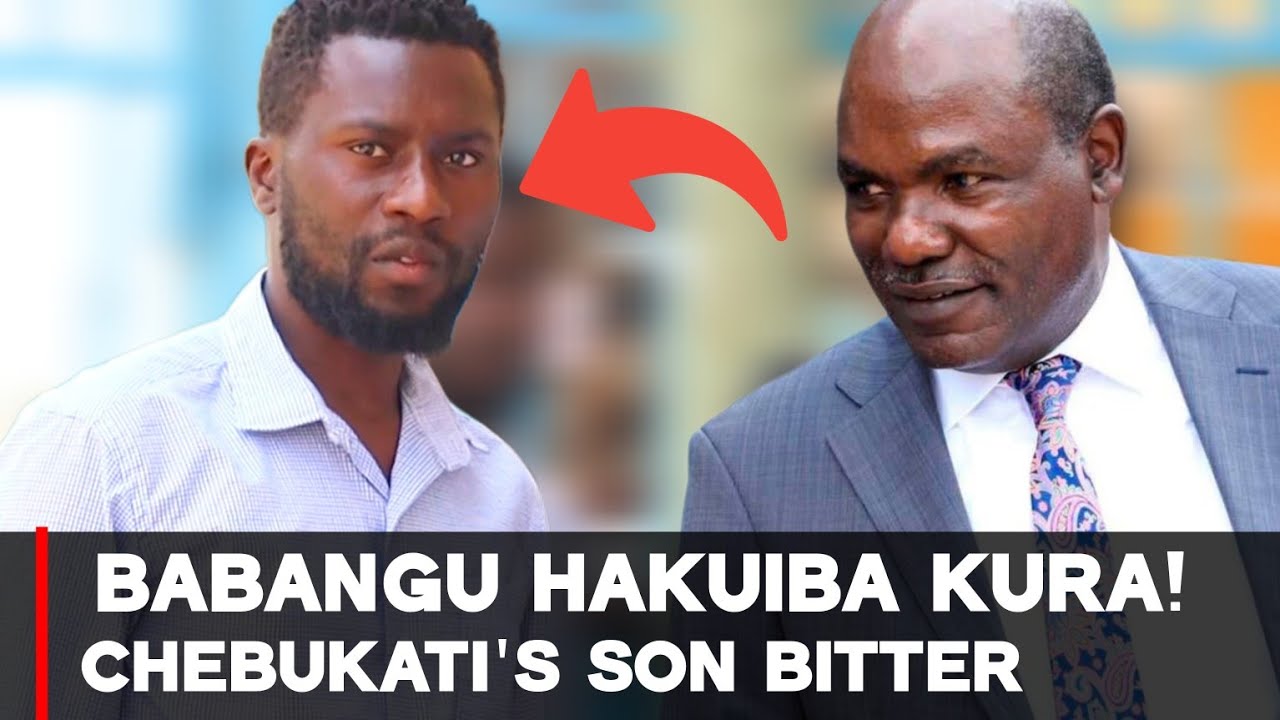 BABANGU HAKUIBA KURA! CHEBUKATI'S YOUNGER 'SON' LECTURES HATERS