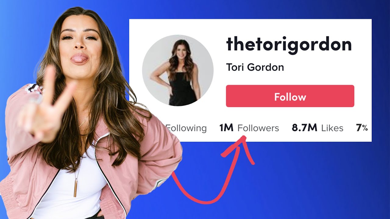 🔥 From 0 to 1 Million TikTok Followers in Under 2.5 Years: Tori Gordon's Amazing Journey! 🔥