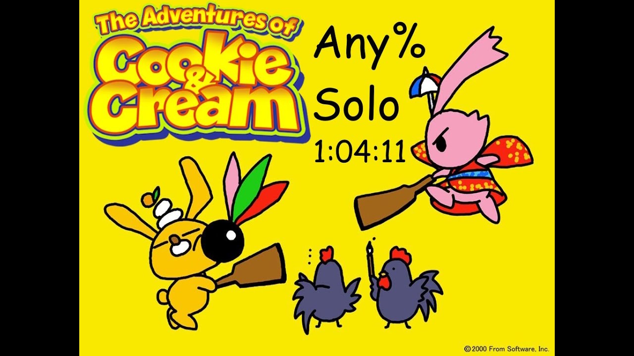 The Adventures of Cookie and Cream (PS2) Solo Any% 1:04:11