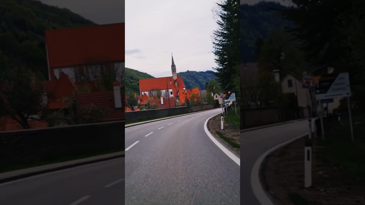 Car Trip in beautiful Ybbs an der Donau &Ouml;sterreich/Austria #travel #nature #shorts #shortvideo #usa