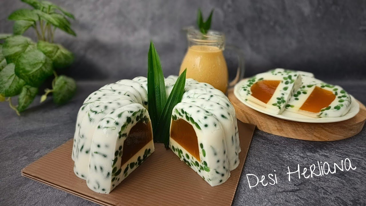 Pudding Cita rasa Nusantara, Pudding Cendol Gula Aren, Endulita 😋