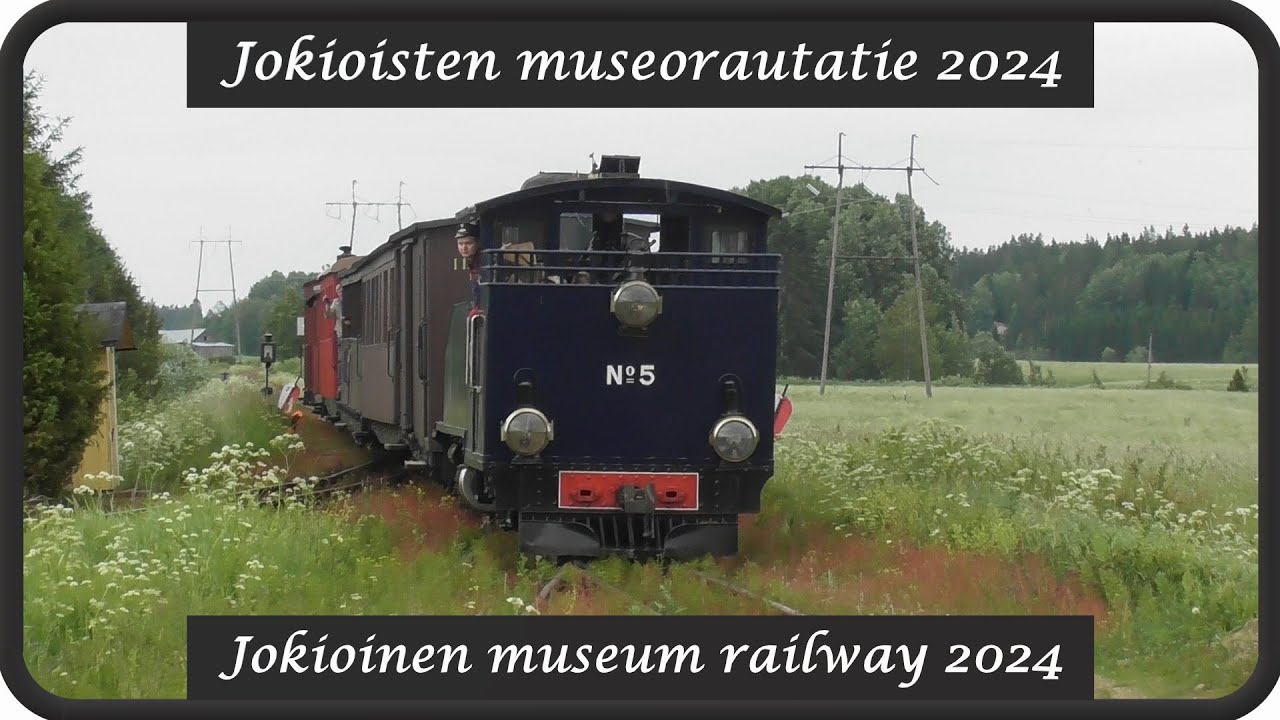 Jokioinen museum railway 2024