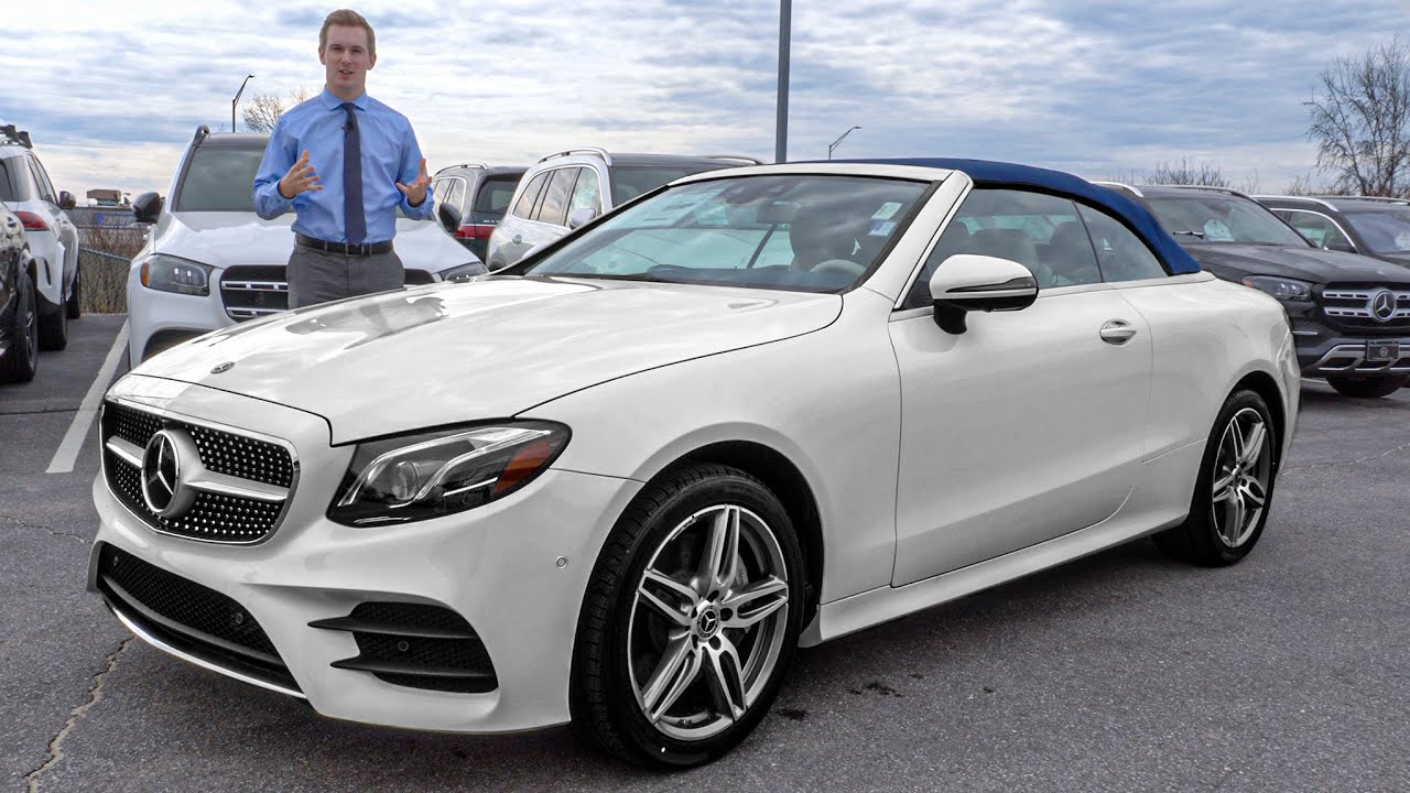 НОВЫЙ тур с кабриолетом Mercedes-Benz E 450 Cabriolet Convertible 2020 года с Austin