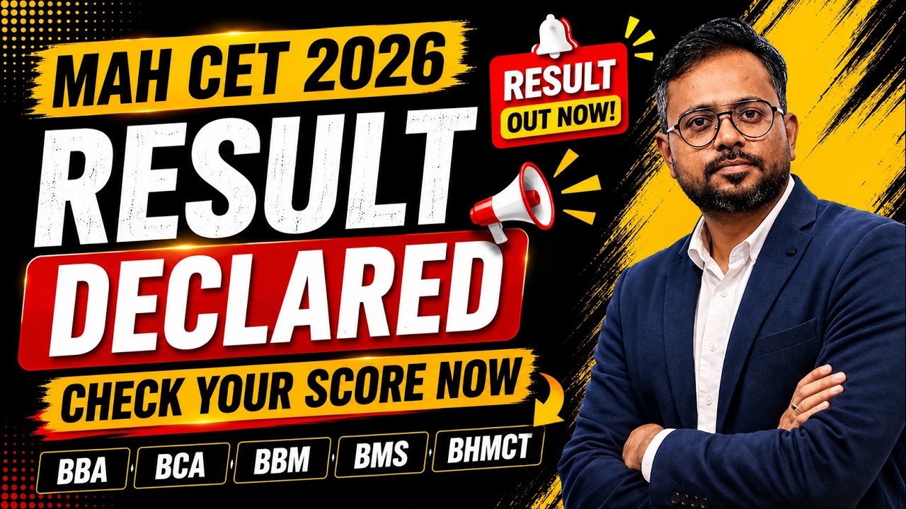 MAH CET BBA BCA 2026 Result OUT 🔥 | Scorecard Download | What to Do Next? | BBA BCA BMS BBM BHMCT