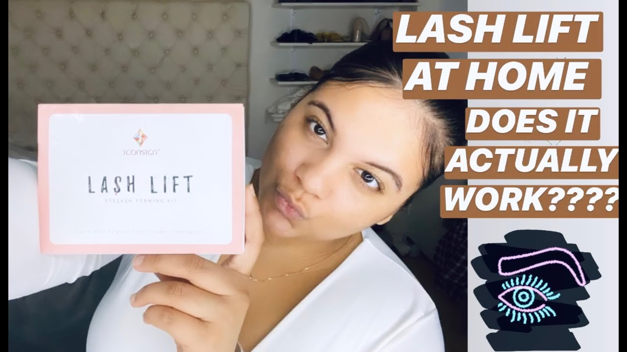 LASH LIFT KIT DIY | SHOCKED AT RESULTS | IS IT WORTH THE$$| ICONSIGN EYELASH LIFT PERMING KIT