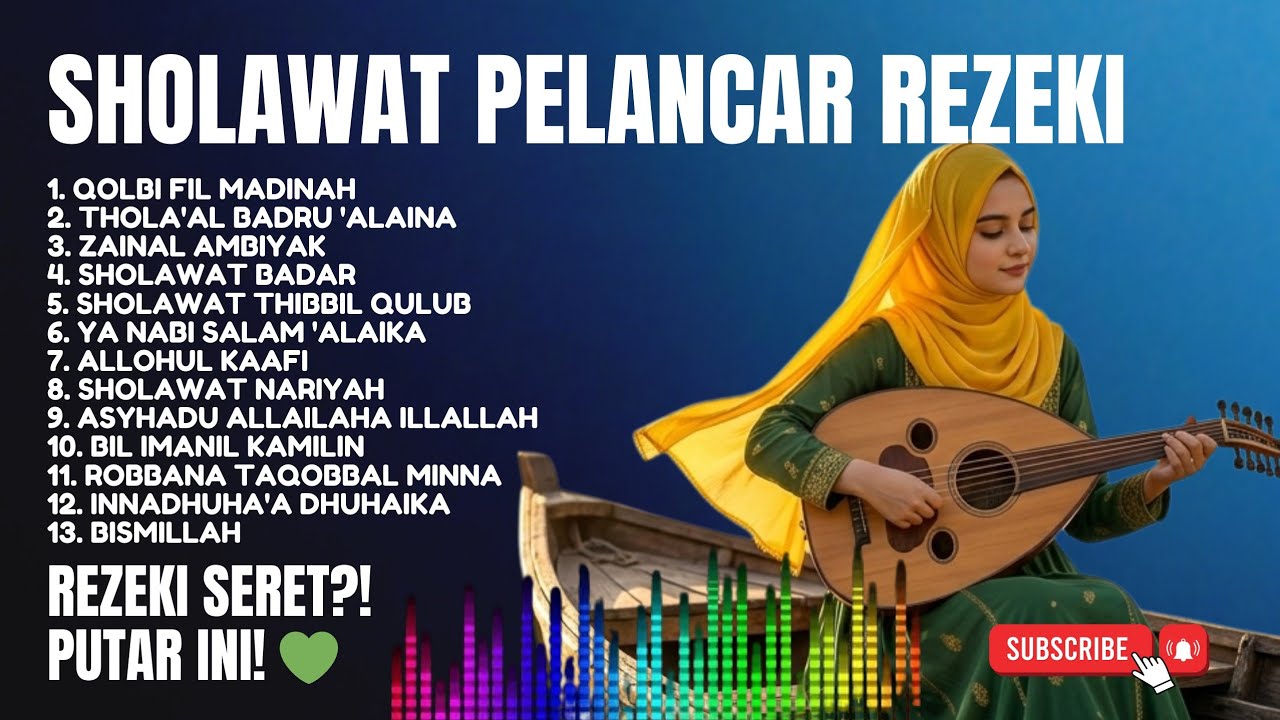 REZEKI SERET? PUTAR INI! 💚 Sholawat Pelancar Rezeki Agar Usaha Lancar & Hutang Cepat Lunas