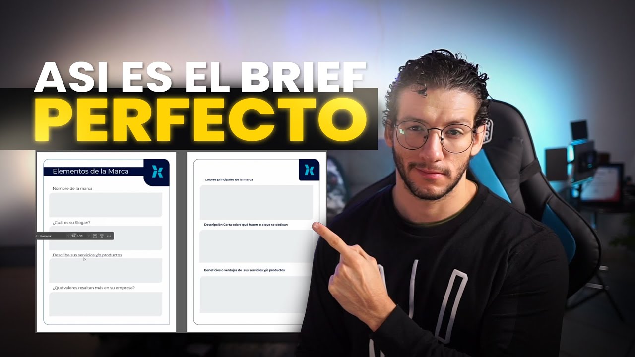 ✅ Así PUEDES CREAR UN EXCELENTE BRIEF para tus proyectos | Brief editable