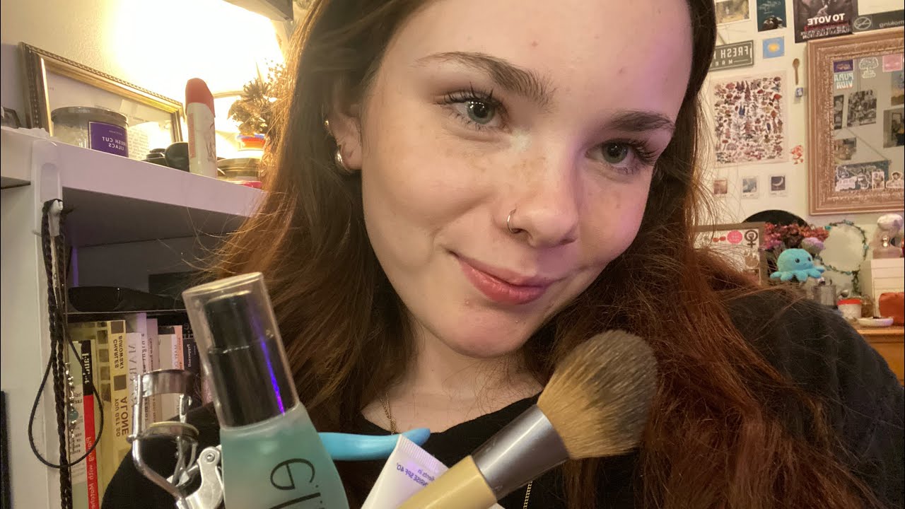 ASMR DOING YOUR MAKEUP but really fast