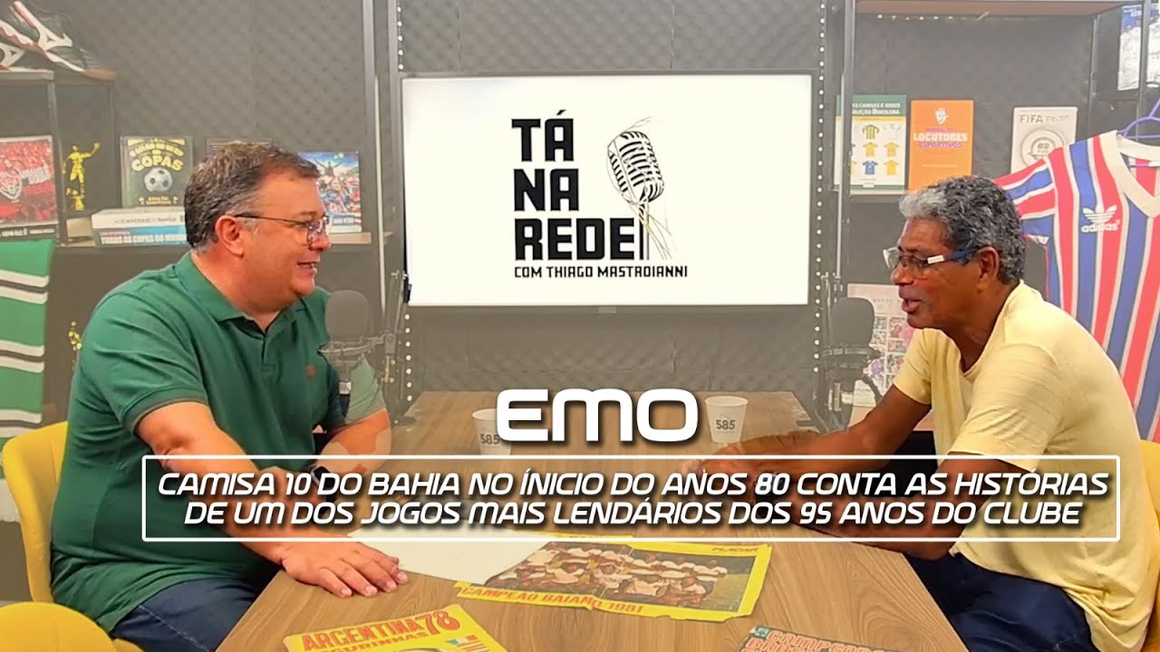 EMO - CAMISA DEZ DO BAHIA NO INICÍO DOS ANOS 80
