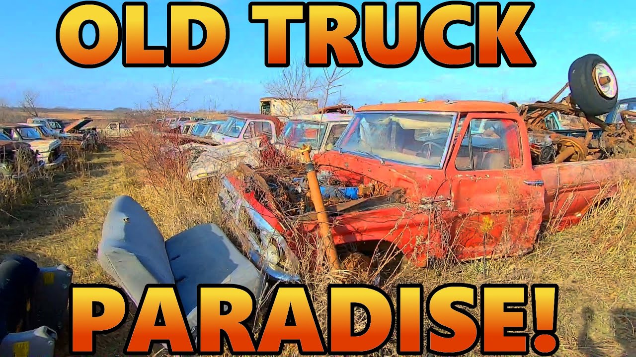 Truck HEAVEN! So Many Olds Trucks Just Waiting to Be Rebuilt! HUGE JUNKYARD! (Rohners Auto Parts)