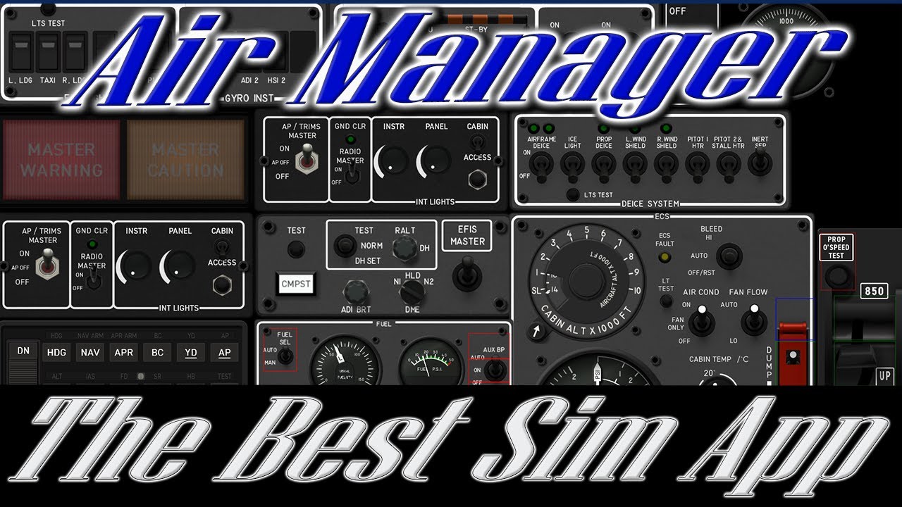 Air Manager COULD Be The Best Flight Simulator Application!