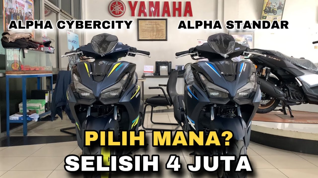 BEDA 4 JUTA❗️AEROX ALPHA CYBERCITY vs AEROX ALPHA 2025 STD I Pilih Mana?