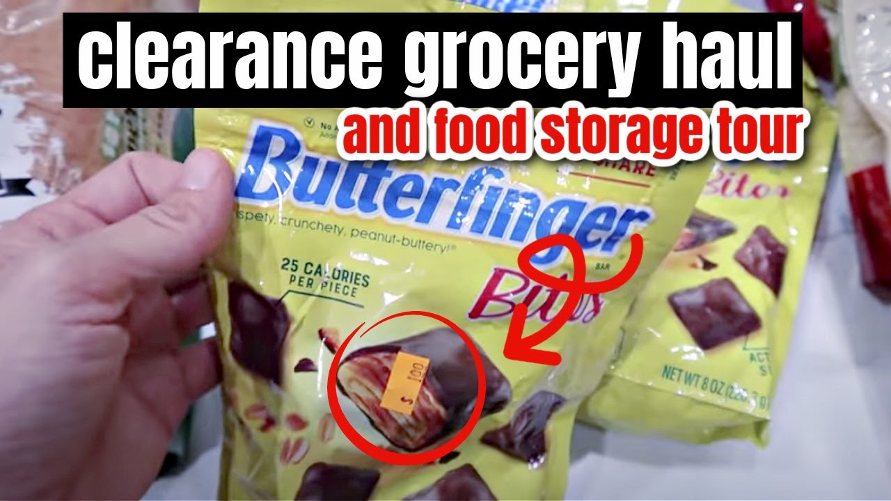 DISCOUNT STORE CLEARANCE GROCERY HAUL AND FOOD STORAGE TOUR | FRUGAL FIT MOM