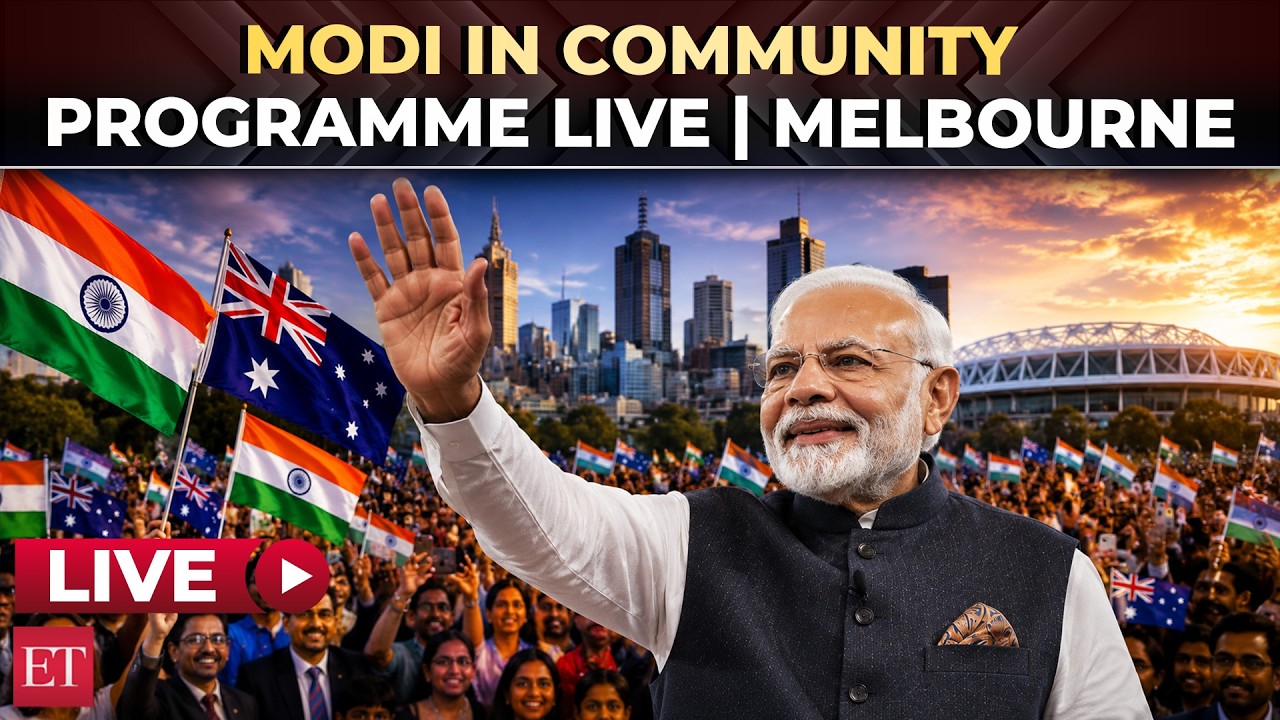 PM Modi addresses Indian community in Australia | Live from Melbourne