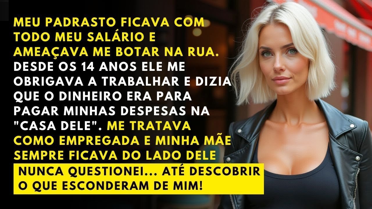 Meu padrasto ficava com todo meu salário e ameaçava me botar na rua   até descobrir a verdade!