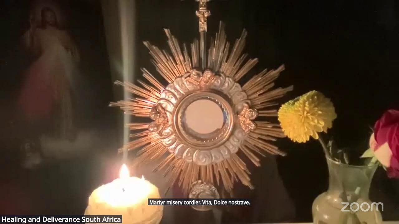 Fr Joseph Wilson MSC   Eve of 1st Friday  Adoration of The Blessed Sacrament