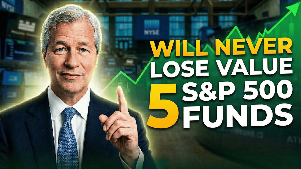 Jamie Dimon: 5 S&P 500 Funds That Will Never Lose Value