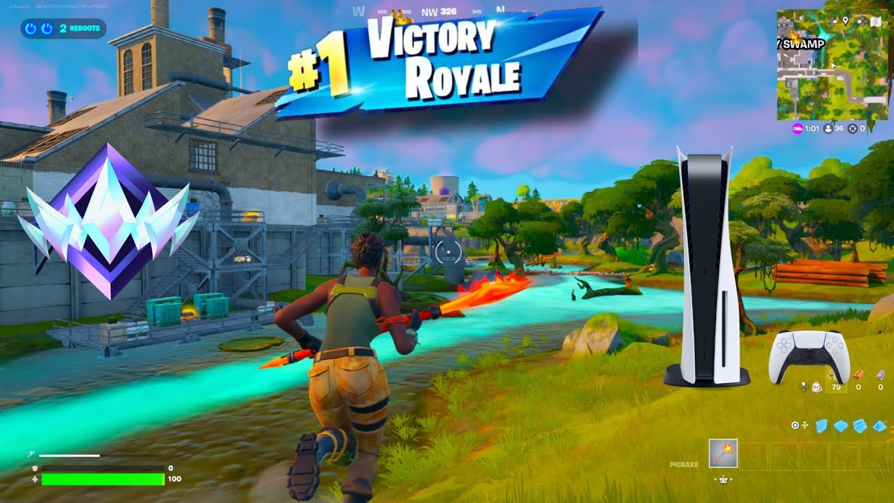 PS5 Fortnite Reload Controller Gameplay (4K 120FPS)