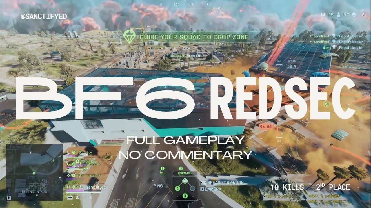 HOT DROP STRAIGHT INTO THE GAS - BF6 REDSEC Full BR Gameplay - No Commentary