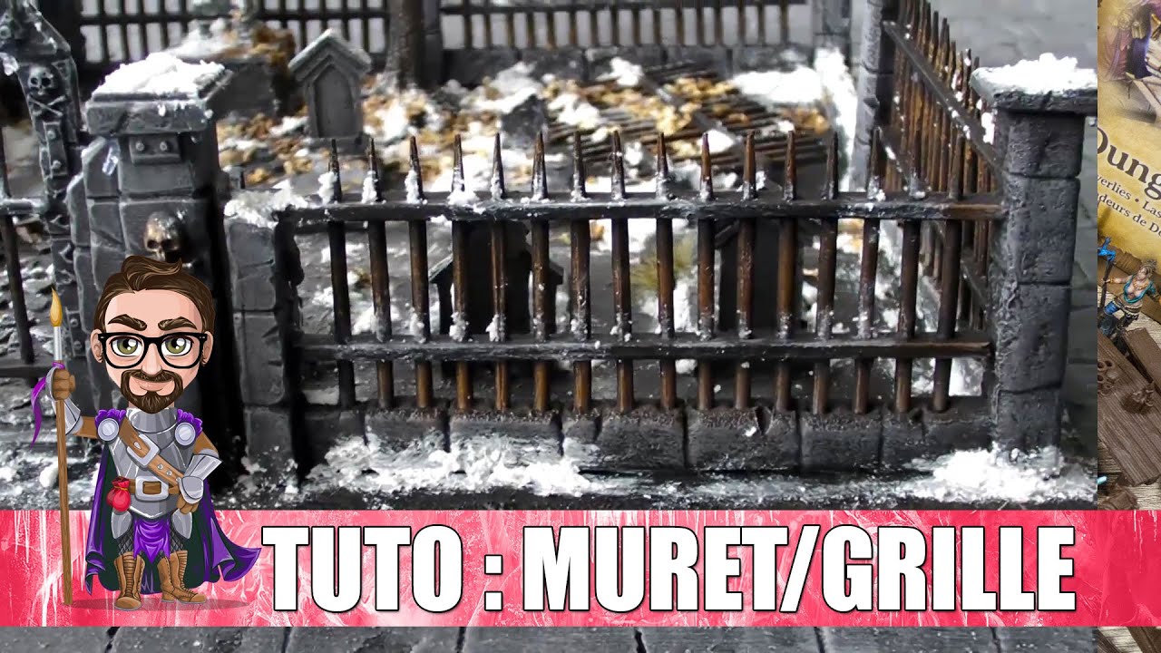 Tuto - Réaliser un muret surmonté d'une grille