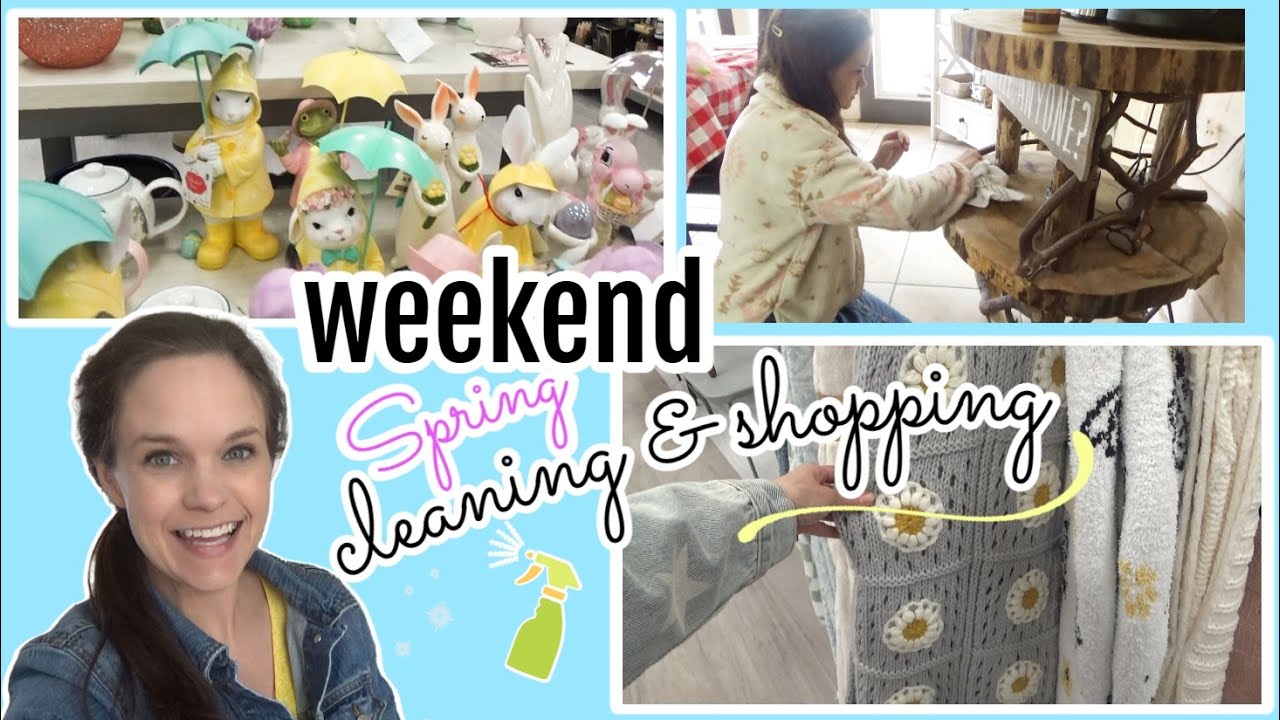 Spring Cleaning, Shopping, & Taste Testing TJ Maxx Foods! | Spring 2024