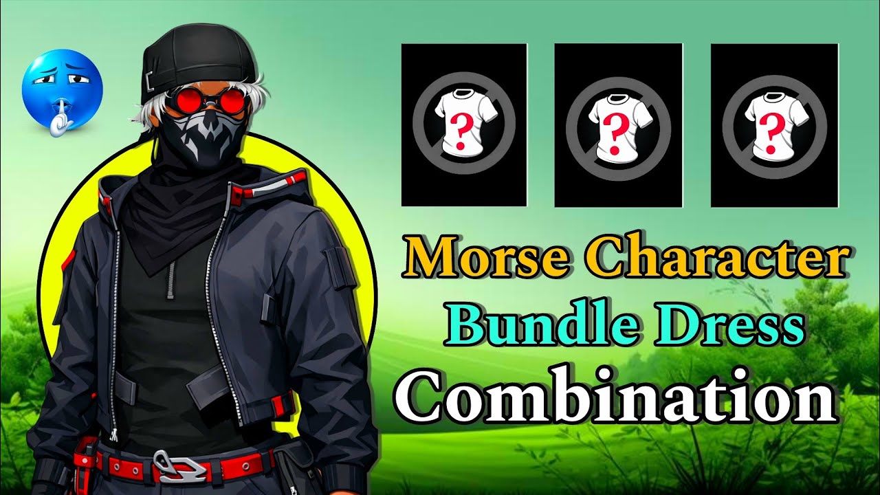 Free Fire New Morse Character Bundle Dress Combination || Best No Top-Up Dress Combination 2026