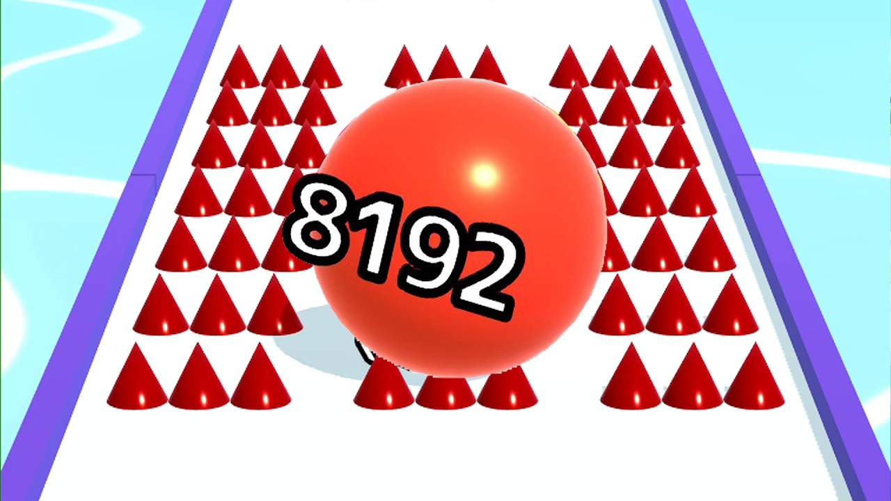 Ball Run 2048 - All Levels Gameplay Android, iOS ( Levels 4710 )