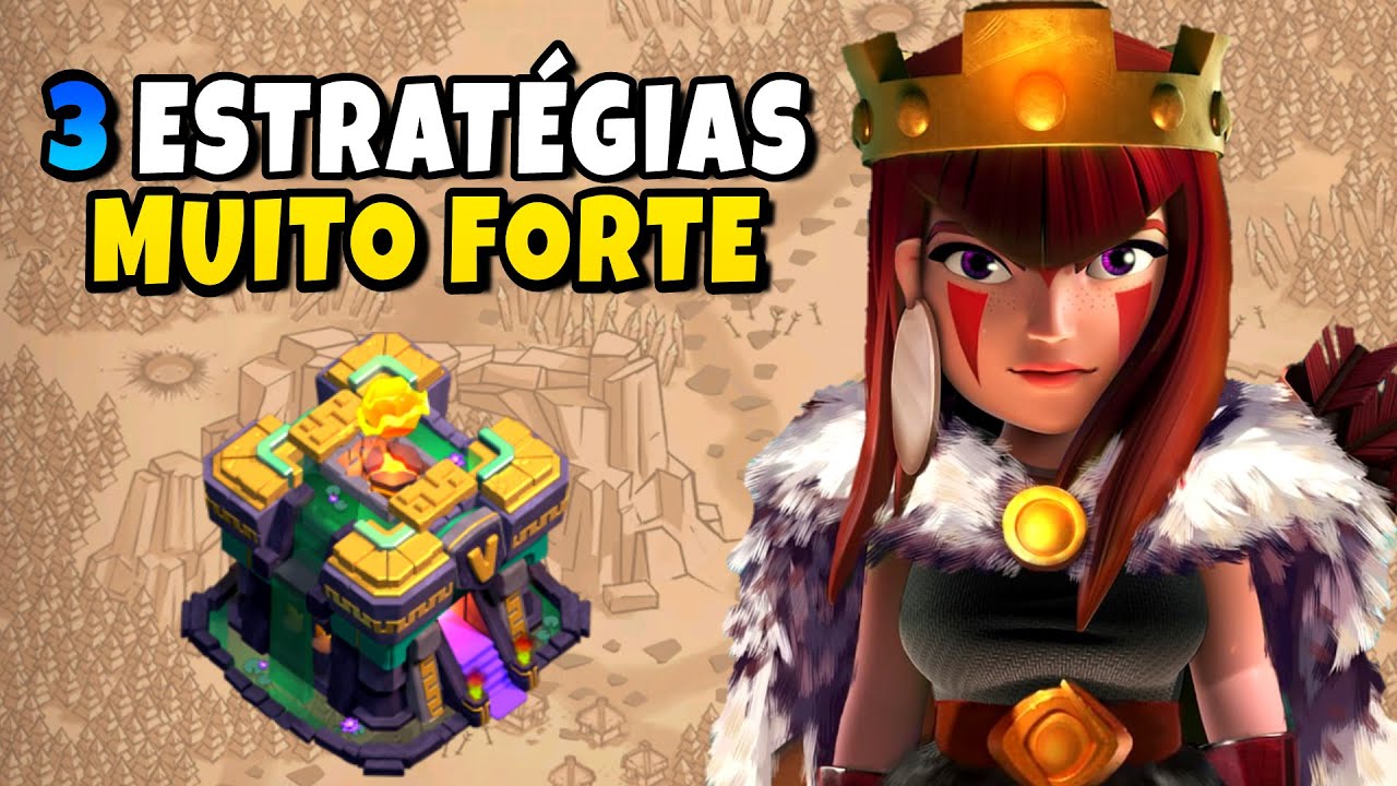 3 ATAQUES MUITO FORTE PARA DAR PT EM CV14 | Clash Of Clans