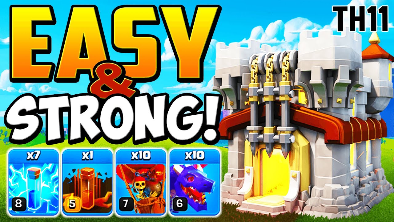 THE STRONGEST TH11 DRAGON ATTACK is ZAP DRAGON! New Town Hall 11 War Attack Strategy 2020 | TH 11