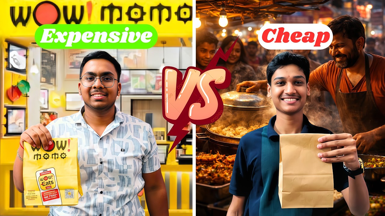 CHEAP MOMOS VS EXPENSIVE MOMOS | 😨😨|