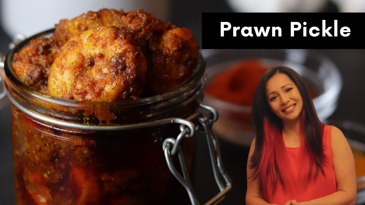 Homemade Prawn Pickle | How To Make Prawns Pickle | Parsi Prawn Pickle recipe