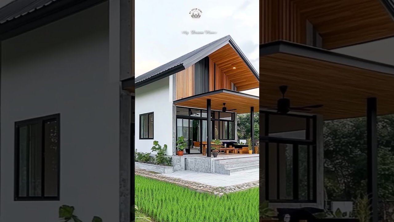 [309] Nh&agrave; Cấp 4 G&aacute;c Lửng Đẹp Hiện Đại #mydreamhome #dreamhome #home #rumah