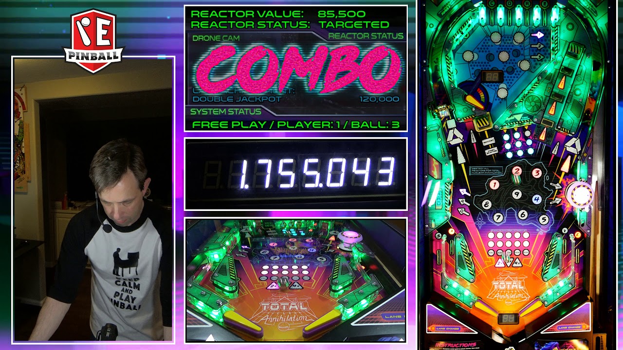 Геймплей Total Nuclear Annihilation Pinball в 4K