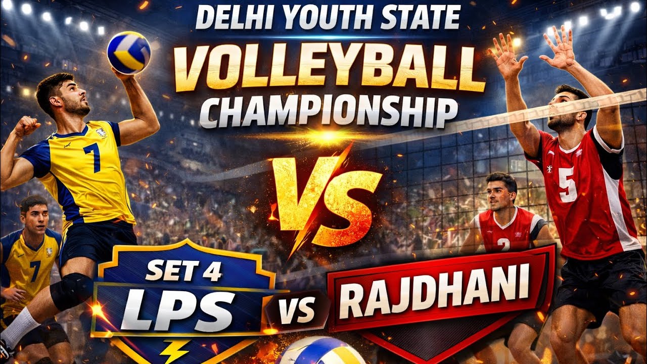 Ser 4 LPS vs Rajdhani At Delhi Youth State Volleyball Championship🏐🔥