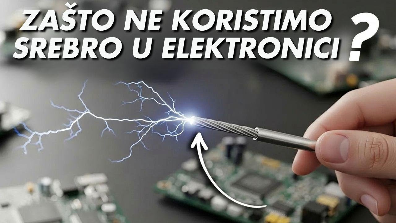 Ako je srebro najbolji vodič, zašto se u elektronici koristi zlato?