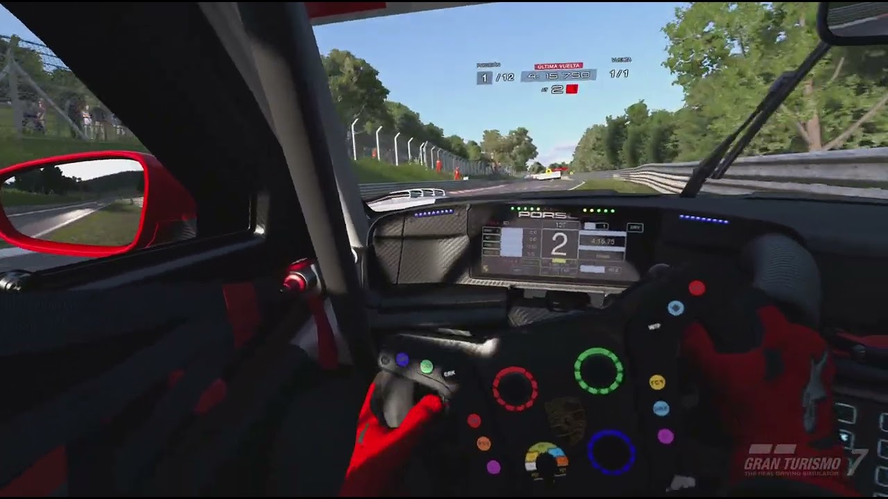 Probando el nuevo porsch gt3 cup 911 rs nürburing en vr
