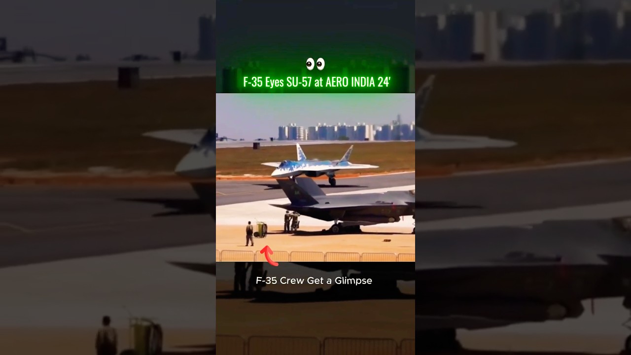 Su-57 vs F-35 : The Ultimate Fighter Jet Face-off ! 💀 #aviation #russia #usa #military
