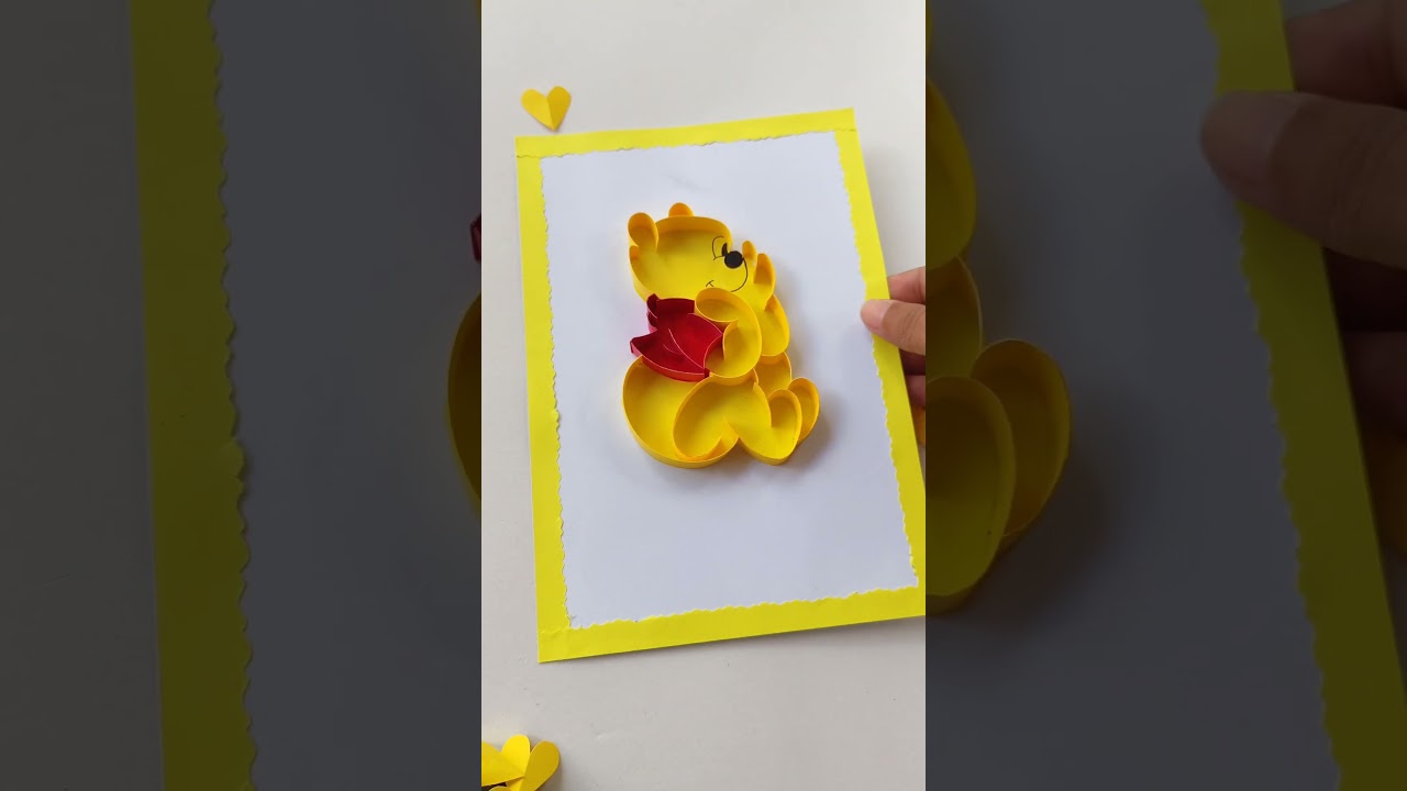 Quilling Pooh Bear 🐻 | 
