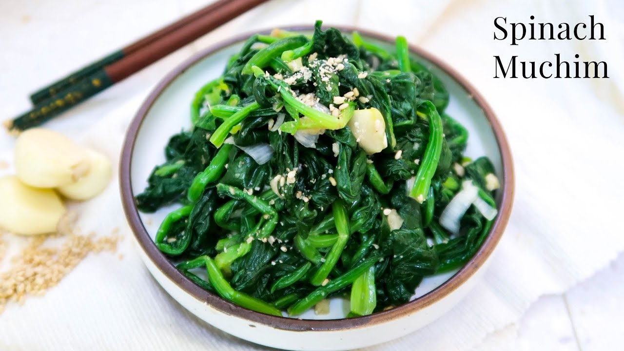 How to: Sigeumchi Namul | Korean Spinach Side Dish!